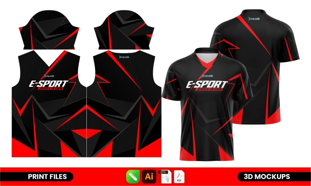 I will make a gaming jersey design for sublimation